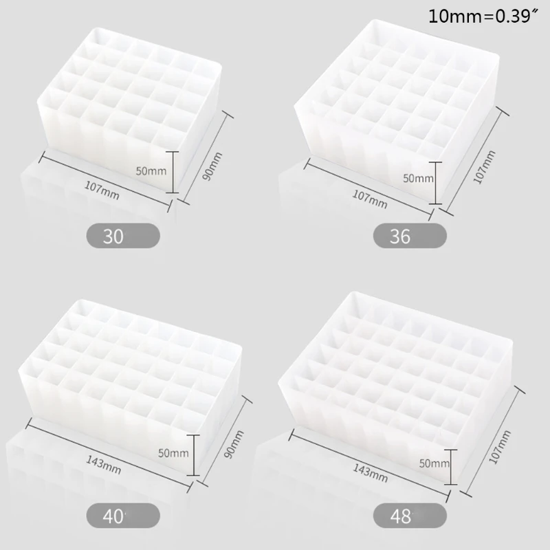 

30/36/40/48 Slots Marker Pen Storage Holder Brush Pencil Rack Table Stand Organizer Multifunction Tool 96BA