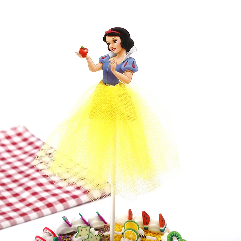 2 шт. фигурки принцесс для кексов товары детского дня рождения детский душ