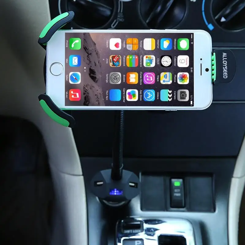 Car Mount Charger with 3 USB Charging Ports Smartphone Dock Cradle Holder Stand for iPhone 7 6S 6 Plus 5S Samsung Galaxy LG | Автомобили и