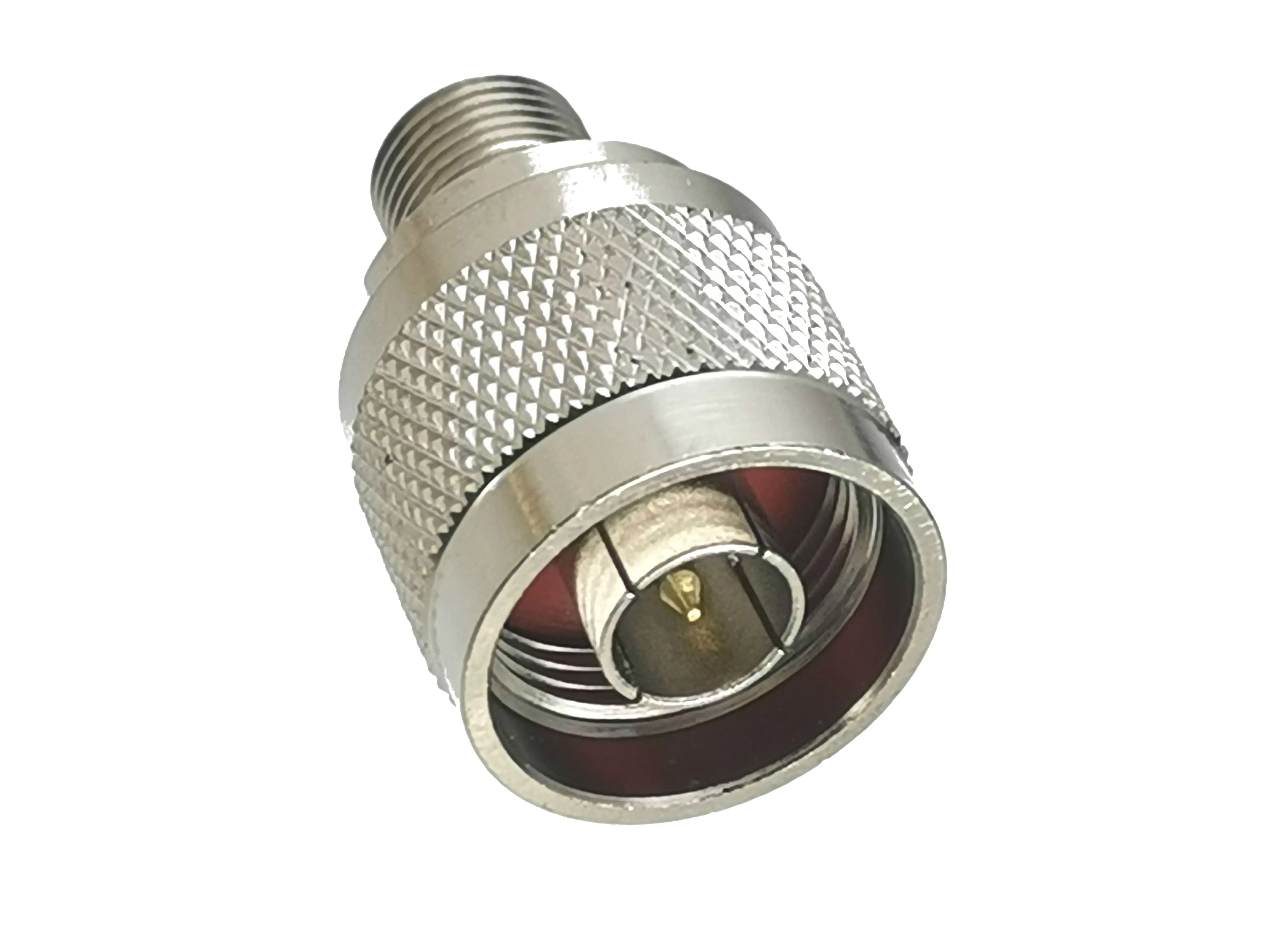 

1Pcs N Male Plug to F TV Female Jack RF Adapter Connector Coaxial High Quanlity Brass 50ohm