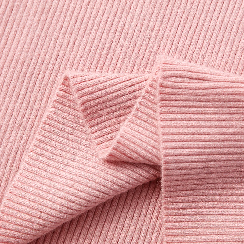 2019 Button Turtleneck Autumn Winter Women Knitted Casual Soft Polo-neck Slim Femme Elasticity Jumper Sweater Female Pullovers | Женская