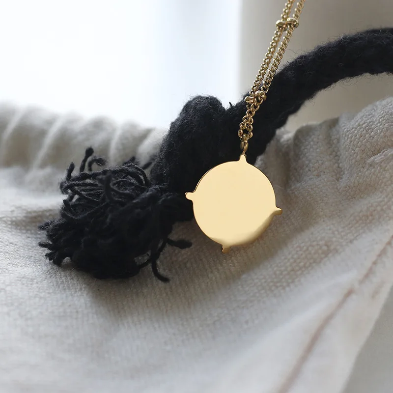 Amaiyllis винтажная подвеска в горошек из 18-каратного золота римском стиле с