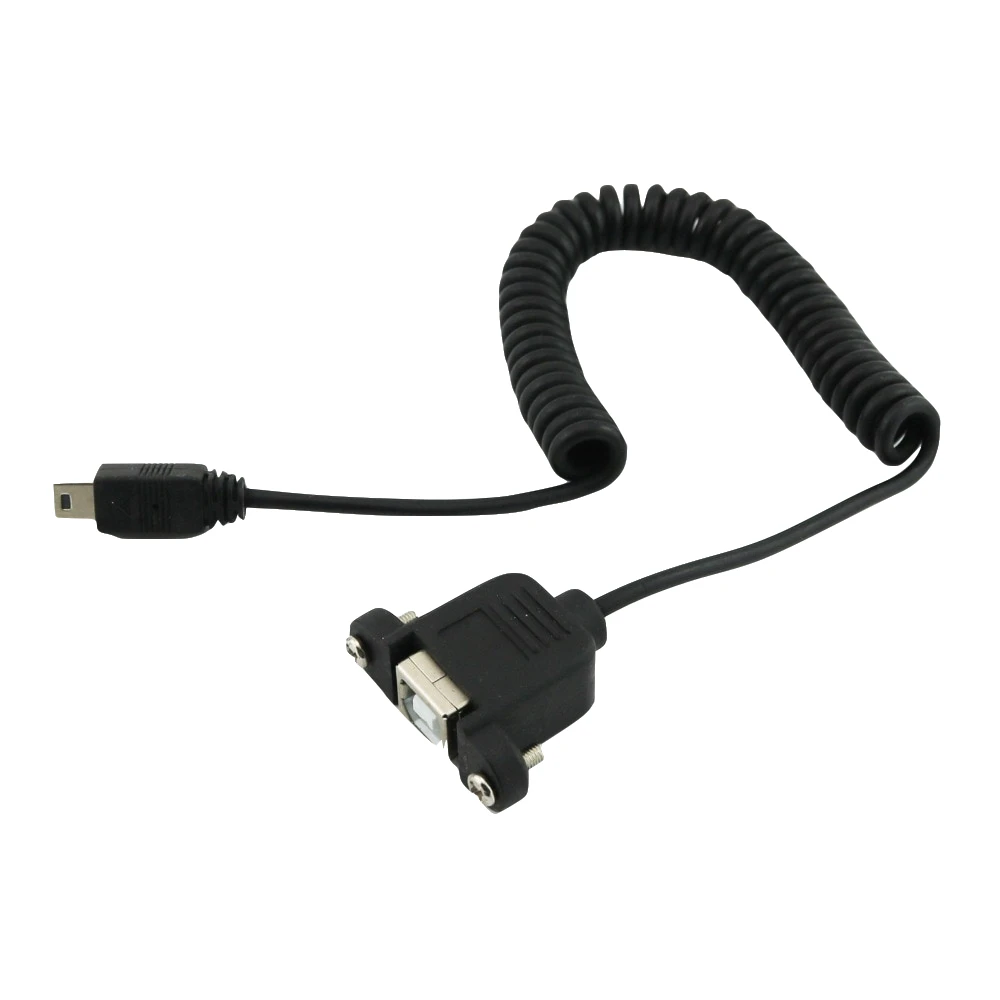 10 шт. спиральный переходник с USB 2 0 B на Mini 5 Pin|Кабели передачи данных| |