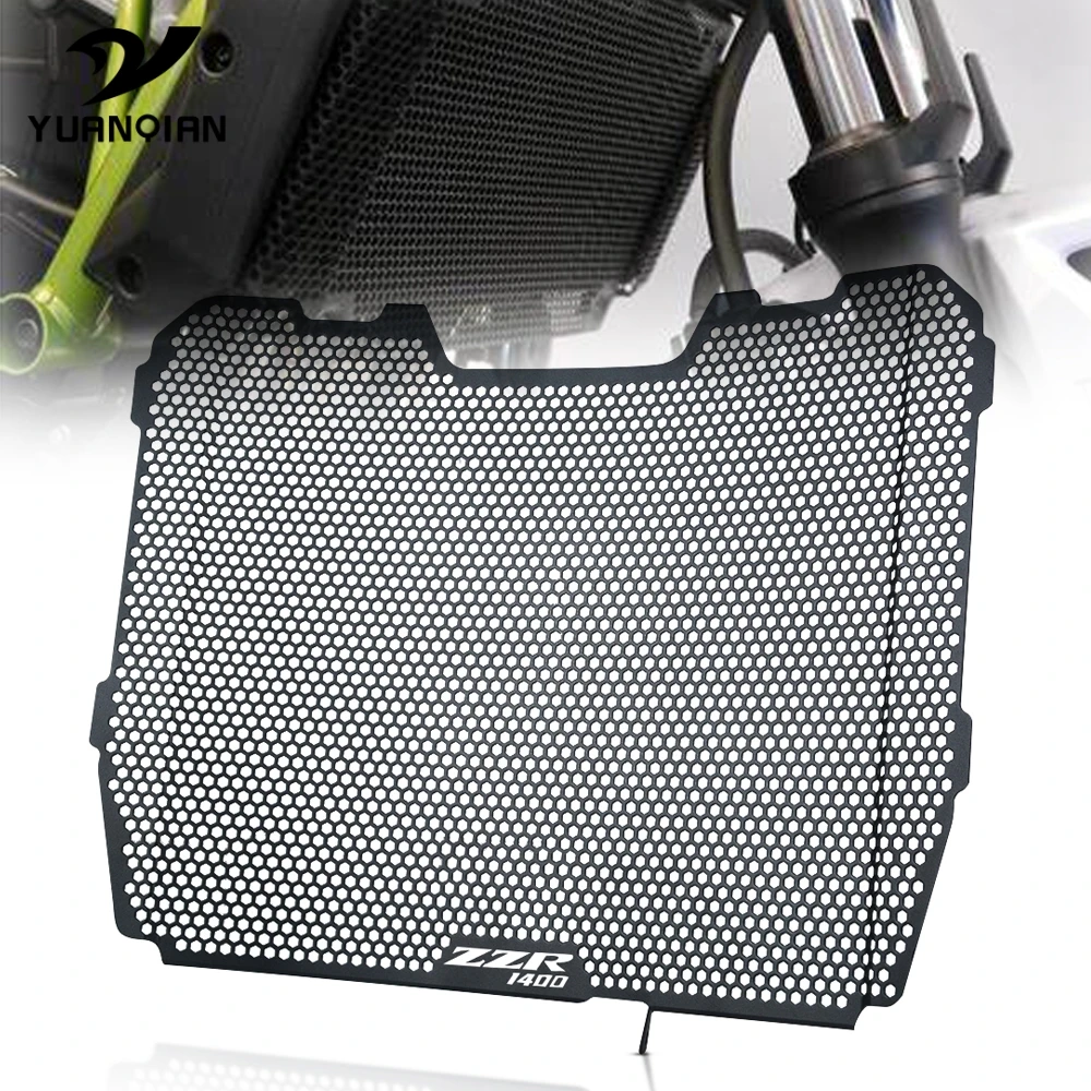 

Для Kawasaki ZZR1400 ZZR 1400 2014-2020 аксессуары для мотоциклов алюминиевая решетка радиатора Защитная крышка решетки радиатора