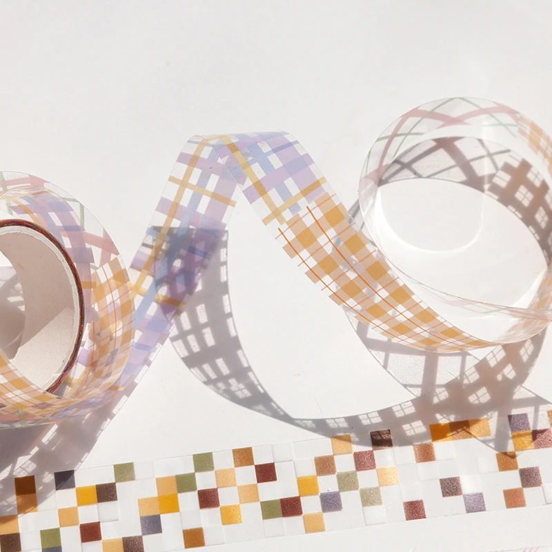 Сетка хижина изоляционная лента ПЭТ Водонепроницаемый Цвет клетчатая Лоскутная