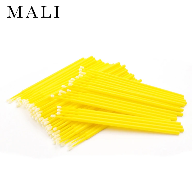 100 шт./пакет одноразовые кисти для макияжа микро тушь ресниц кисть наращивания