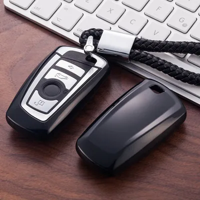 

For BMW 520 525 f30 f10 F18 118i 320i 1 3 5 7 Series X3 X4 M3 M4 M5 Car Styling Soft TPU Protection Key Shell Car Key Case