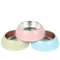 pet bowls dog cat food water feeder stainless steel pet drinking dish feeder cat puppy feeding supplies small dog accessories