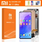 Оригинальный ЖК-дисплей 6,81 дюйма для Xiaomi mi 11 ultra, сенсорный экран с рамкой, дигитайзер в сборе для Xiaomi11 Ultra M2102K1G LCD