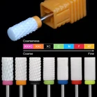 Керамическое шлифование заусениц, аксессуары для гель-лака для ногтей, маникюрный уф-инструмент для росписи ногтей, полировка, шлифовальная головка, резьба по хвостовику