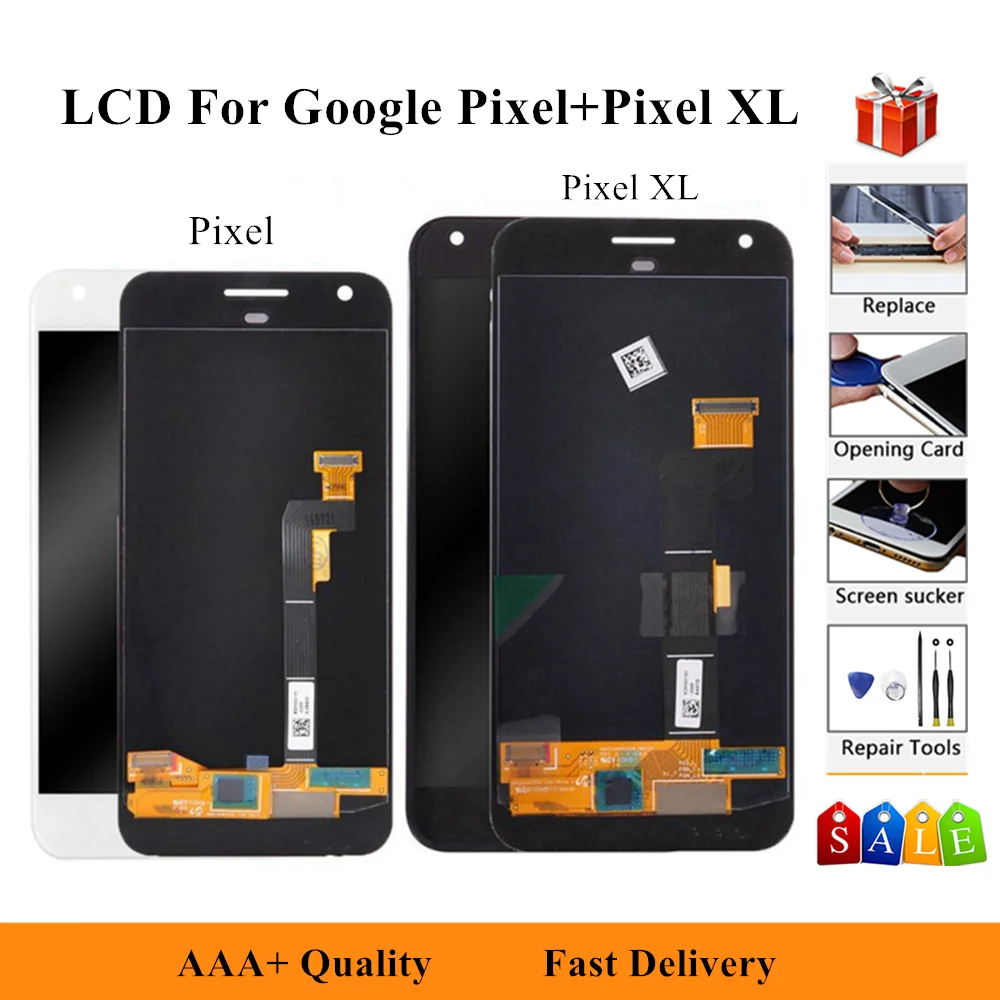 display lcd para o google pixel ou para o google pixel xl touch screen digitador