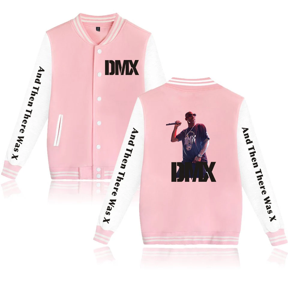 

DMX Baseball Jacket Classic EARL SIMMONS Women Men Hoodies Sweatshirt Pop Baseball Uniform Casual Oversized Coat