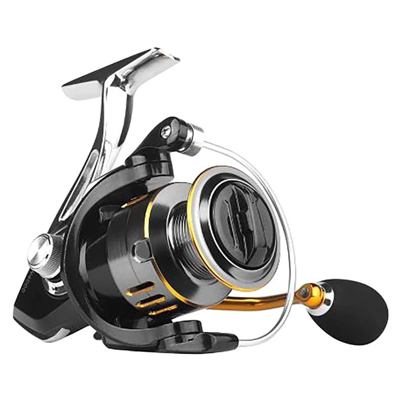 

Fishing Reel Metal Body Handle Spool Spinning Reel Max Drag 8Kg Powerful for Bass Reel Fishing