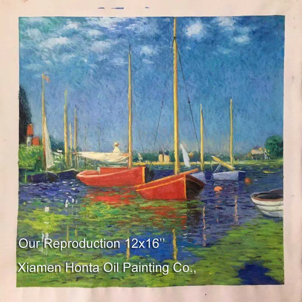 100% картина маслом на льняном холсте ручной работы фотокартина Клода Моне