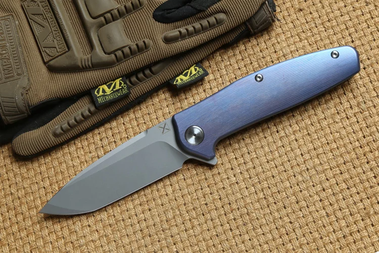DICORIA YX750 складной нож шарикоподшипник VG-10 лезвие TC4 титановая ручка Кемпинг Охота Открытый suvival Карманные Ножи EDC инструменты