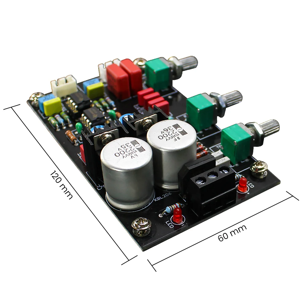 Плата предварительного усилителя AIYIMA Hi-Fi NE5532 Op плата тона обновленная с высокими
