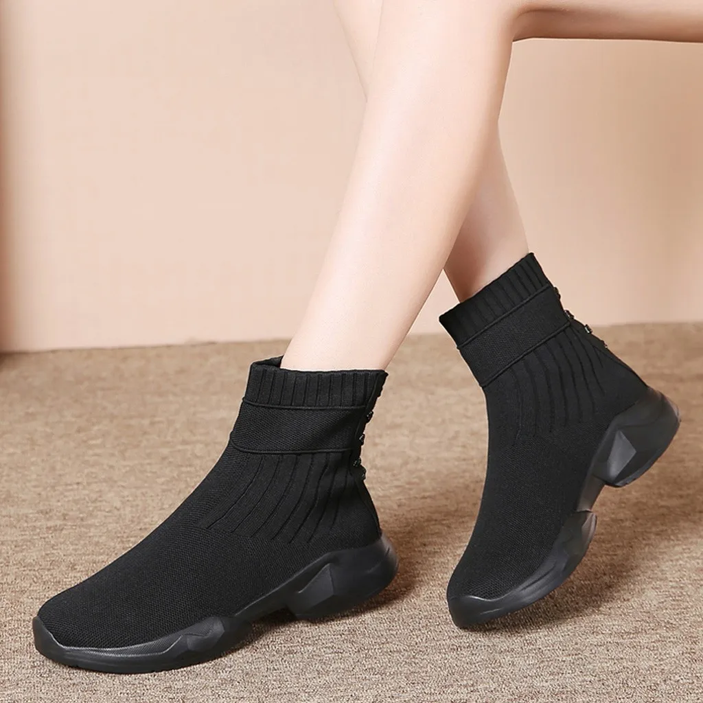 SAGACE зимняя обувь женская повседневная Кроссовки Женская на плоской подошве