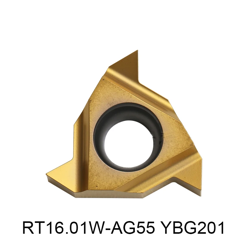 Original CT RT16.01W-AG60 YBG201 G60P AG55 G55 16ER Carbide Threading Inserts Thread Turning Tool Lathe Tools Cutter CNC |