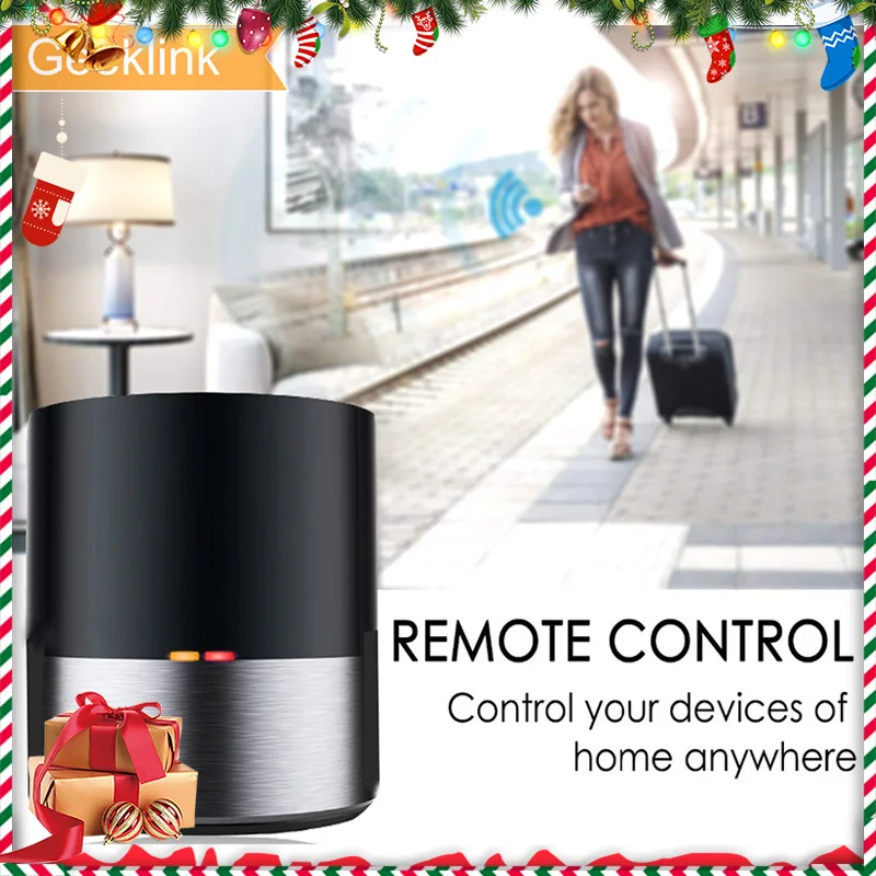 Контроллер умного дома Geeklink работает с Amazon Alexa/Google Home, автоматизируя все бытовые приборы