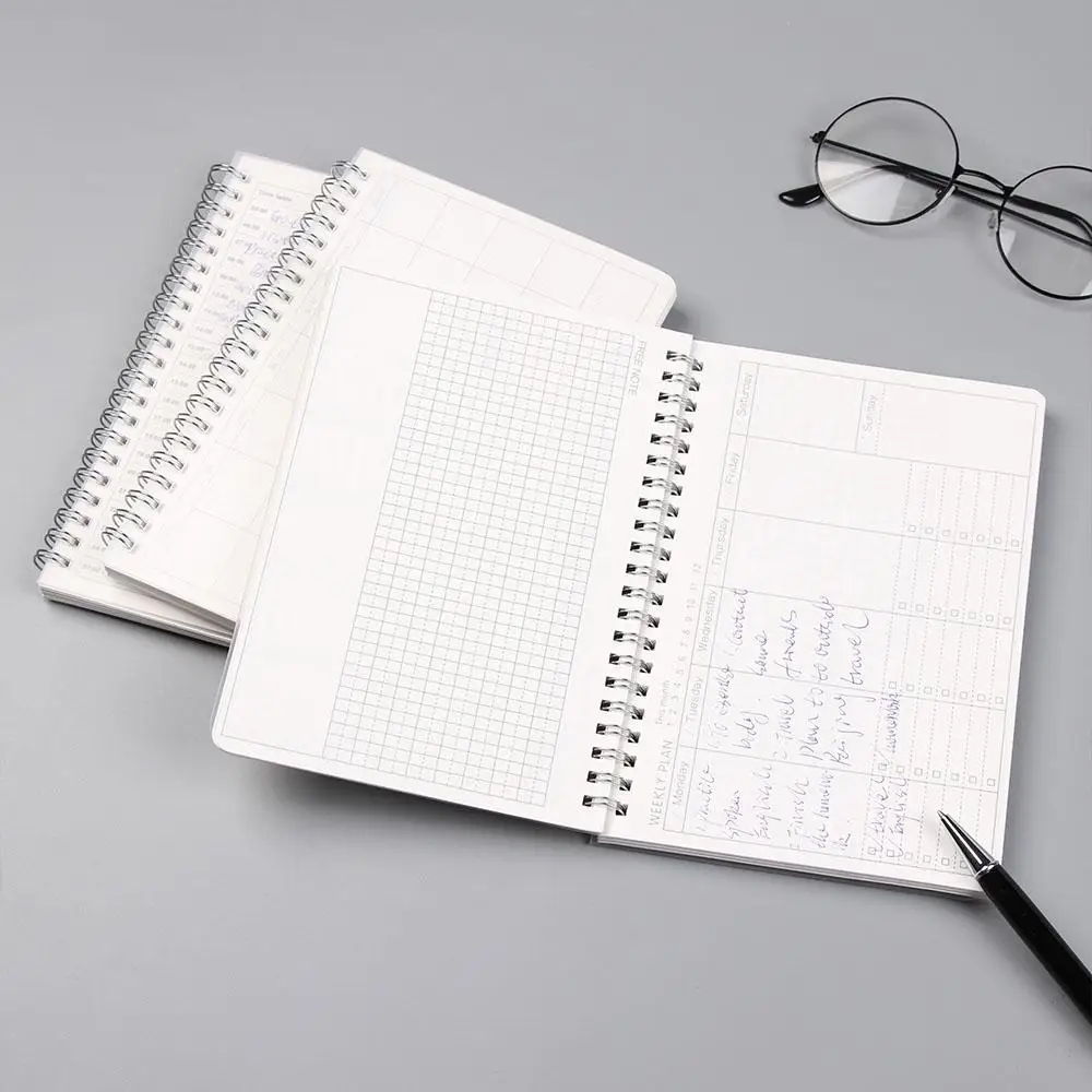 A5 ежедневный Еженедельный ежедневник спиральный креативный 2020 Планировщик