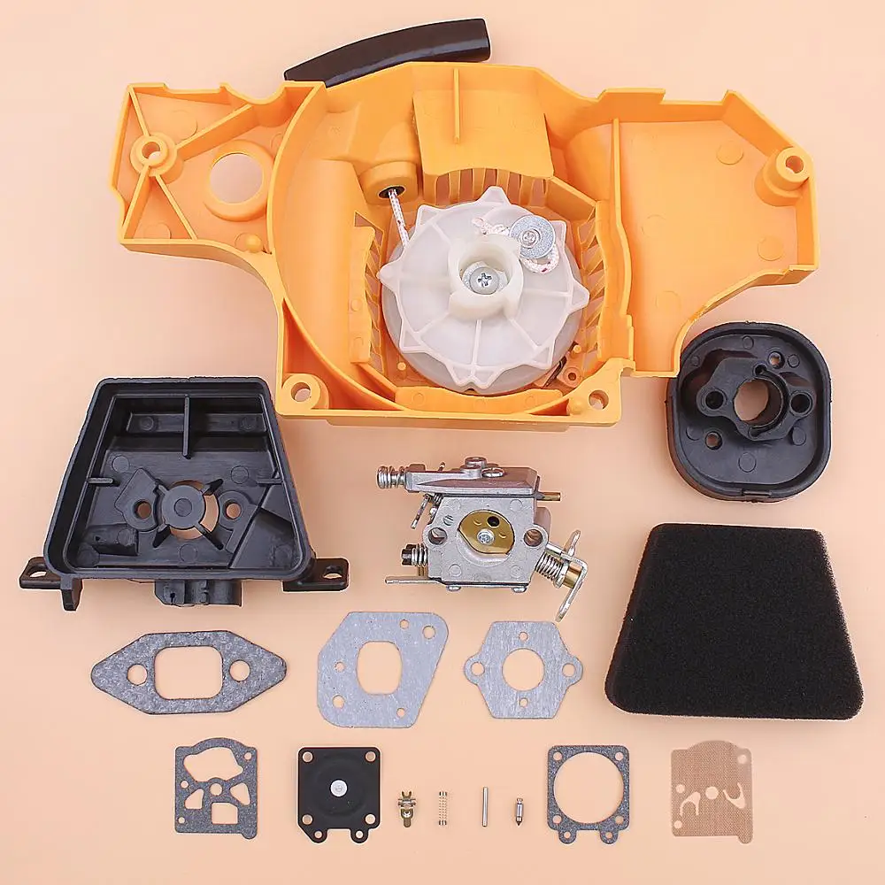 Стартер карбюратора перемотки отдачи для партнера 350 351 элемент Очистки