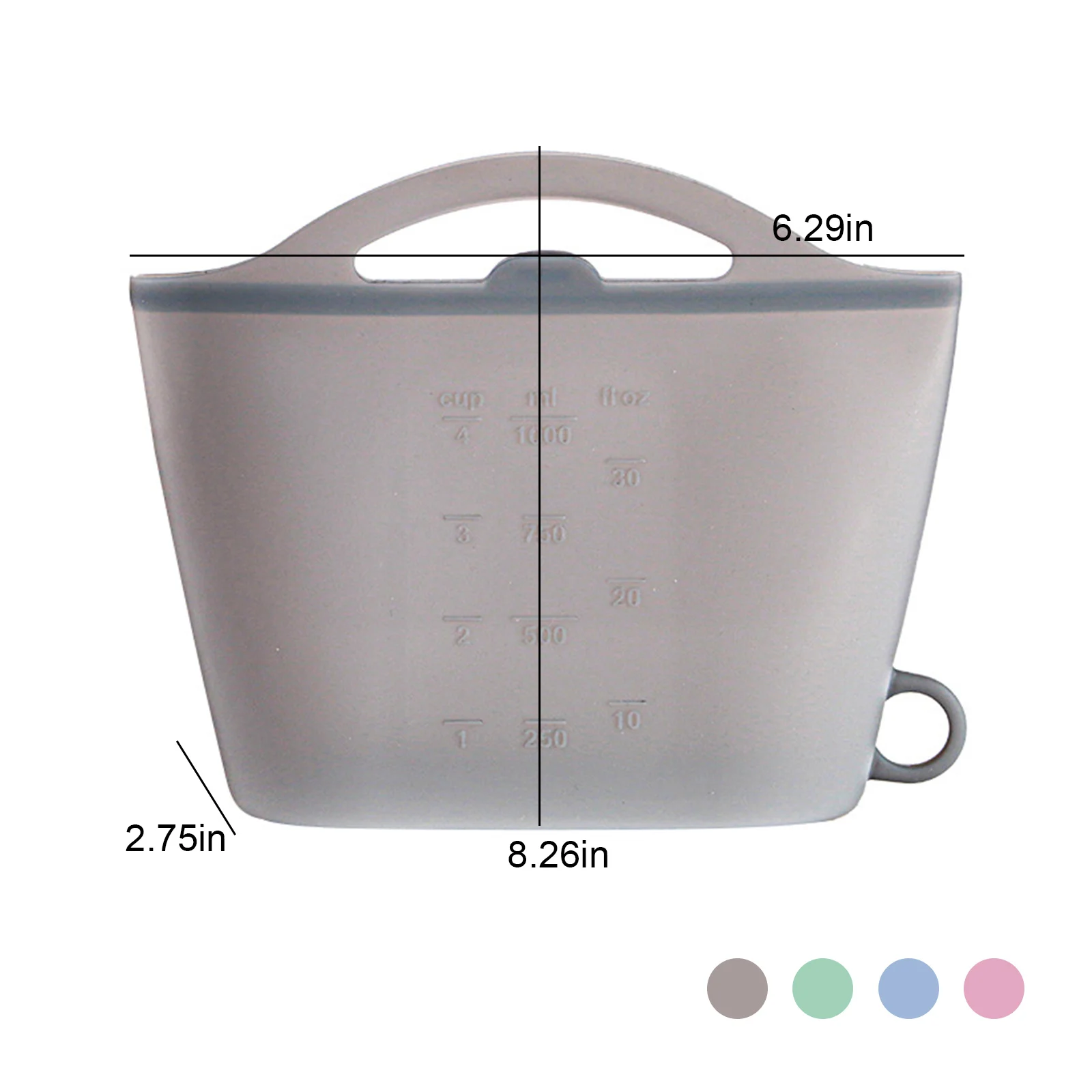 

Food Silicone Food Storage Bag Reusable Ziplock Bags for Food Storage Airtight Seal Microwave Safe Fruit Vegetable Storage Bag