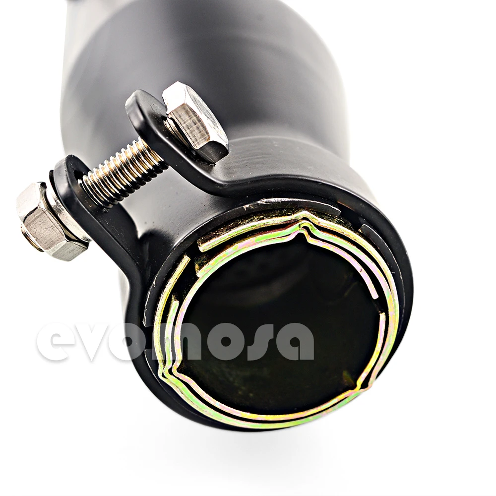Bright black Universal Motorcycle Exhaust Pipe Muffler Tail Tube Exhaust Tip Silencer For Harley Bobber Custom