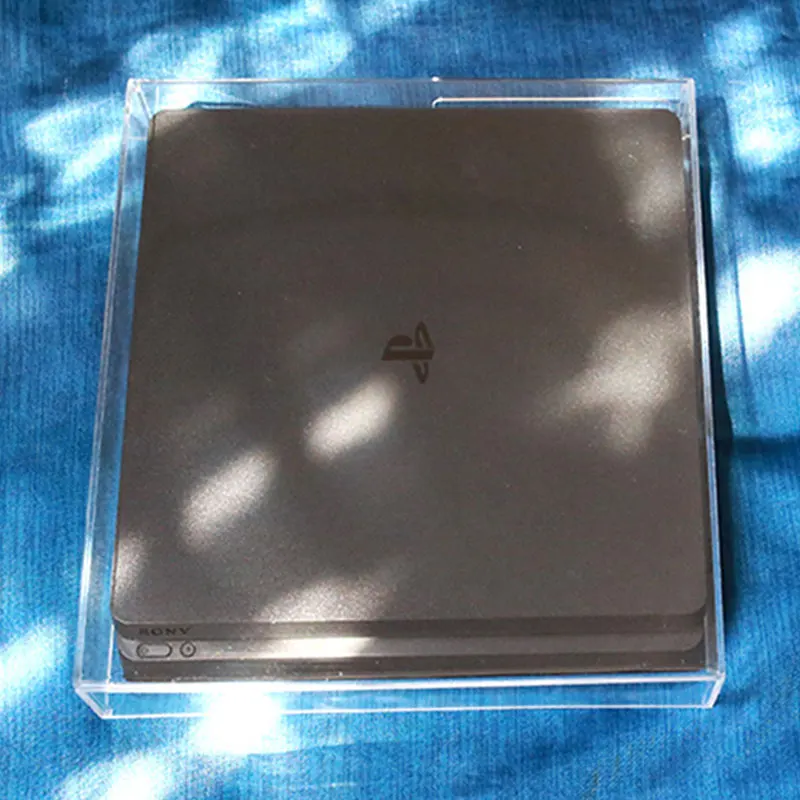 Прозрачный акриловый чехол пылезащитный для PS4 3 мм корпус Playstation 4 Pro Slim