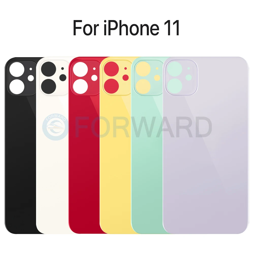 Переднее оригинальное качество заднее стекло большое отверстие для iPhone 11 11Pro Max