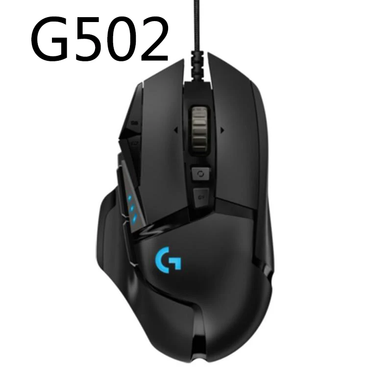 Logitech G502/M90/G102/G403/G402/G302/G90/MX518/G300S Hero программируемая игровая мышь 16000 dpi RGB игровая офисная мышь для ПК - Цвет: G502 Hero