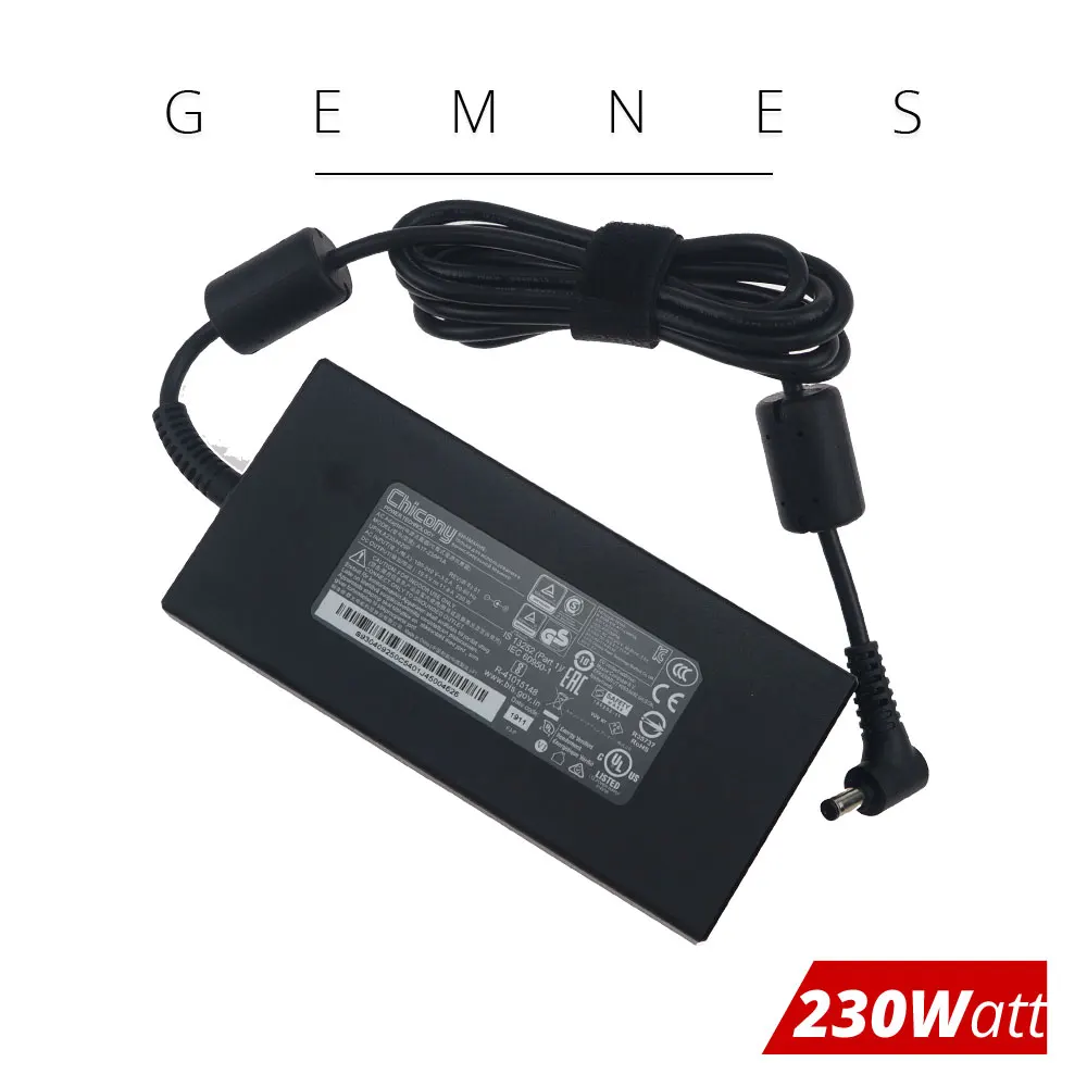 95% Новый оригинальный адаптер питания Chicony A17-230P1A 19 5 в 230 а Вт для MSI GS65 GS75 Stealth 9SD-407CN