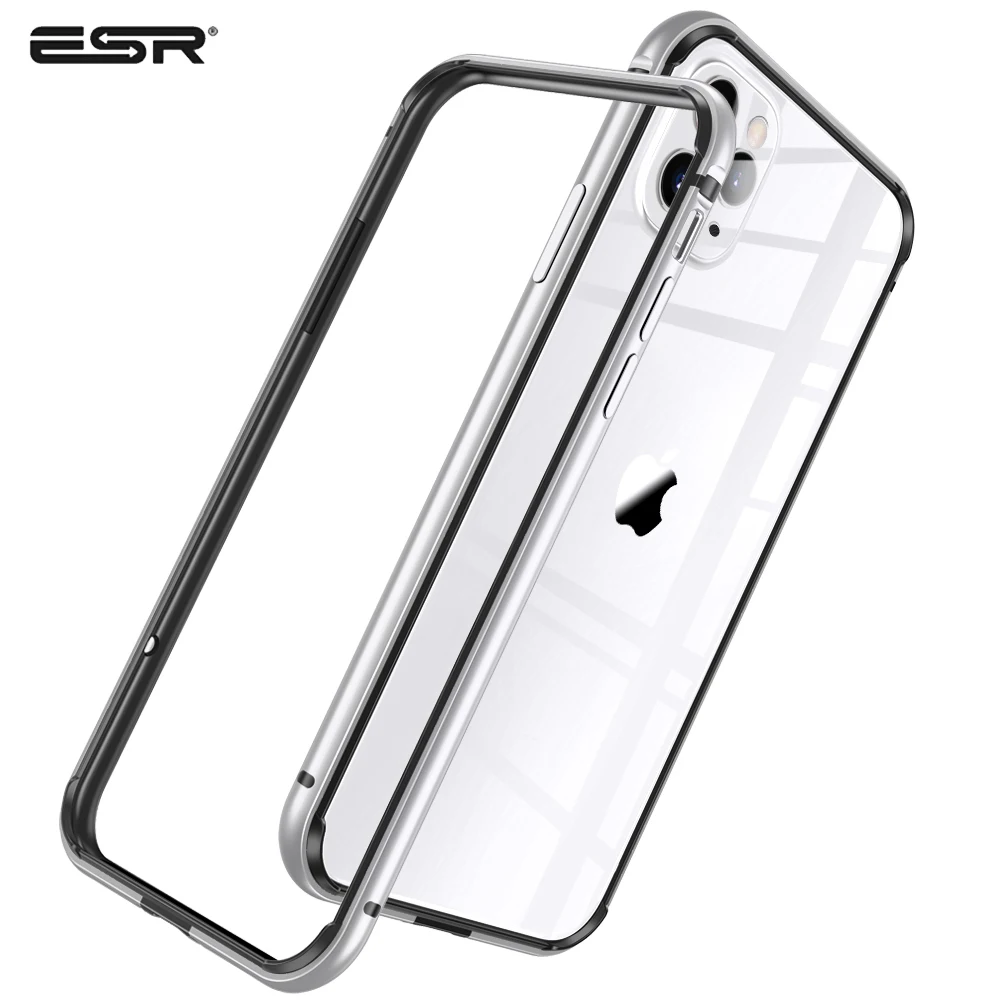 ESR металлический бампер чехол для телефона для iPhone 11 Pro Max, брендовый защитный чехол с мягкой внутренней рамкой, чехол для iPhone 11 11 Pro