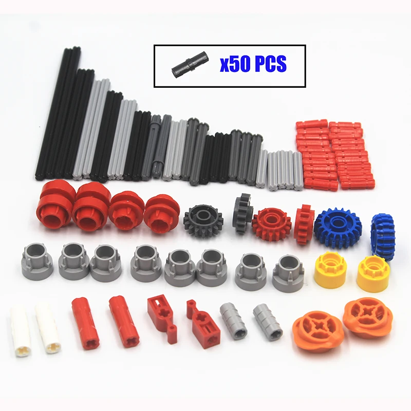 

130 pcs Building Blocks MOC Technical Parts bricks Technical Gear series Compatible With Lego for kids boys toy