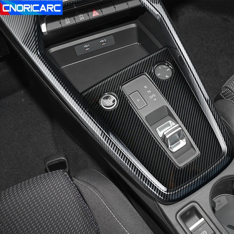 

Стайлинг автомобиля консоль переключения передач Панель рамка декоративная крышка наклейка отделка для Audi A3 8Y 2021 LHD автомобильные аксессуары для интерьера