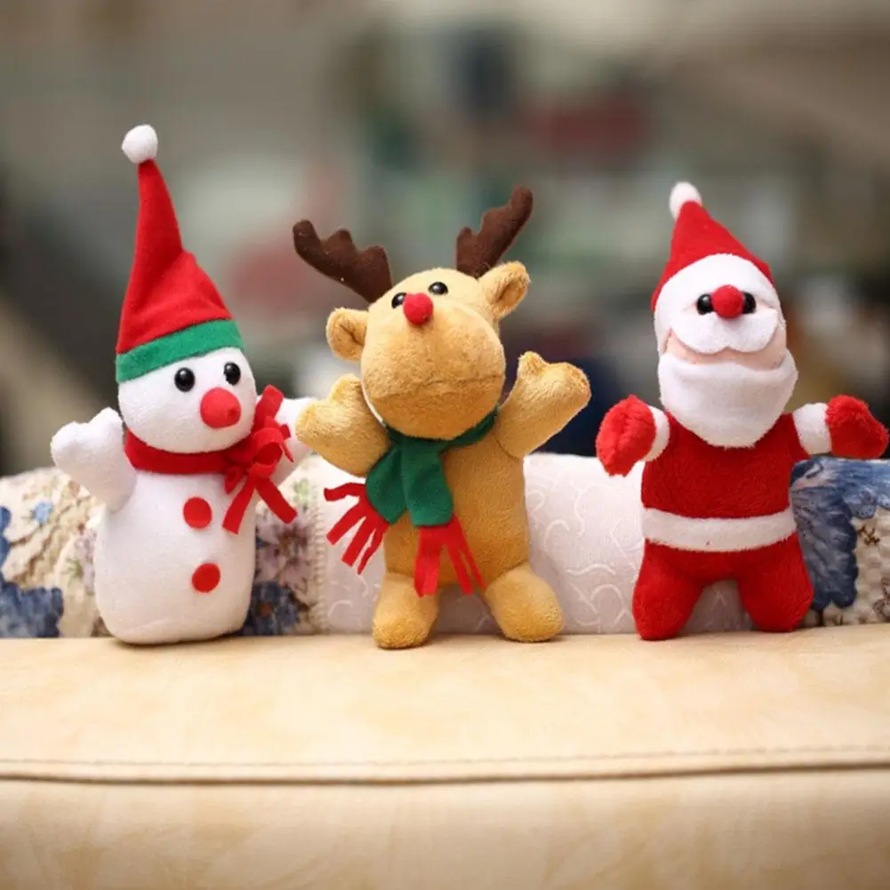 

[ Xmas Gifts ] Cute Cartoon Figure Shape Plush Toy Decoration for Christmas Decor
