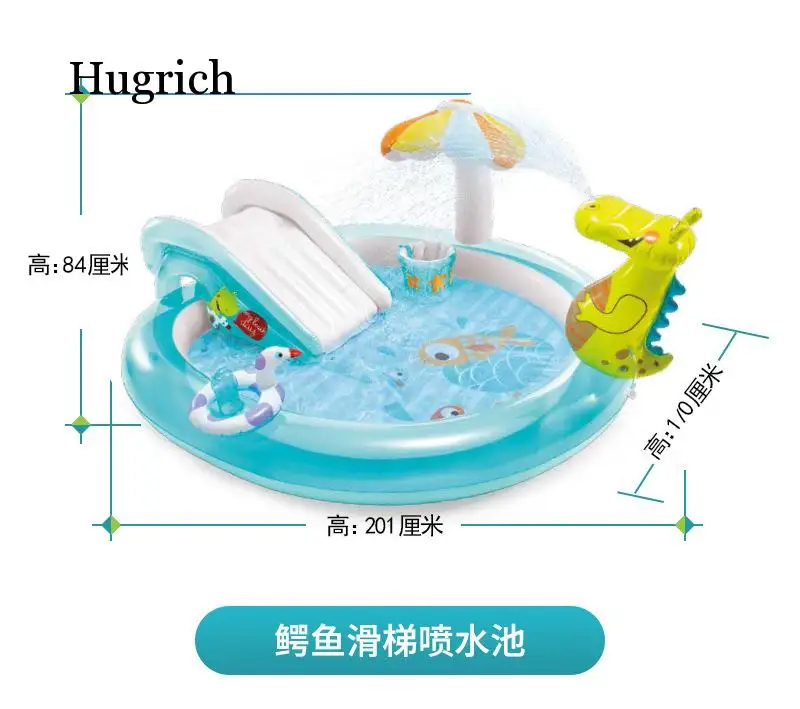 

Children's Slide Baby Pool Water Slide Inflatables Kid Swimming Pool Infant Pools Children's Sliding Board Swim Pool Outdoor