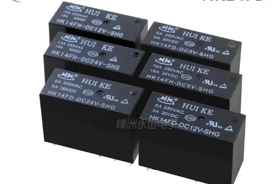 6 шт. реле HK14FD-DC5V-SHG HK14FD-DC12V-SHG HK14FD-DC24V-SHG 250V 5/16A HK14FH-DC5V-SHG HK14FH-DC12V-SHG HK14FH-DC24V-SHG 8 pin |