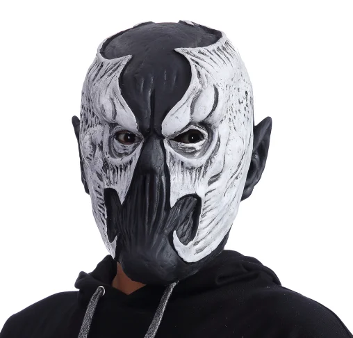 Black mask Стивен Кинг это маска пеннивайза страшная маска на Хеллоуин клоун Полное Лицо Маска ужас призрак маски латекс реалистичные сумасшедшие жуткие - Цвет: Black mask