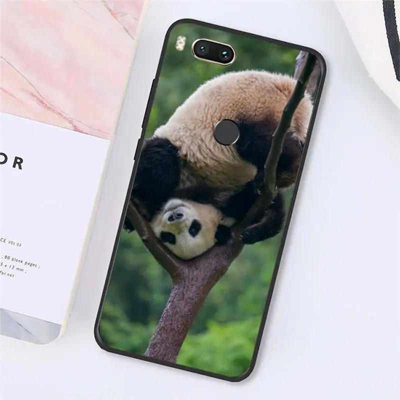 

Cute animal panda national treasure Phone Case For Xiaomi Redmi note 7 8 9 t max3 s 10 pro lite Luxury brand shell funda coque