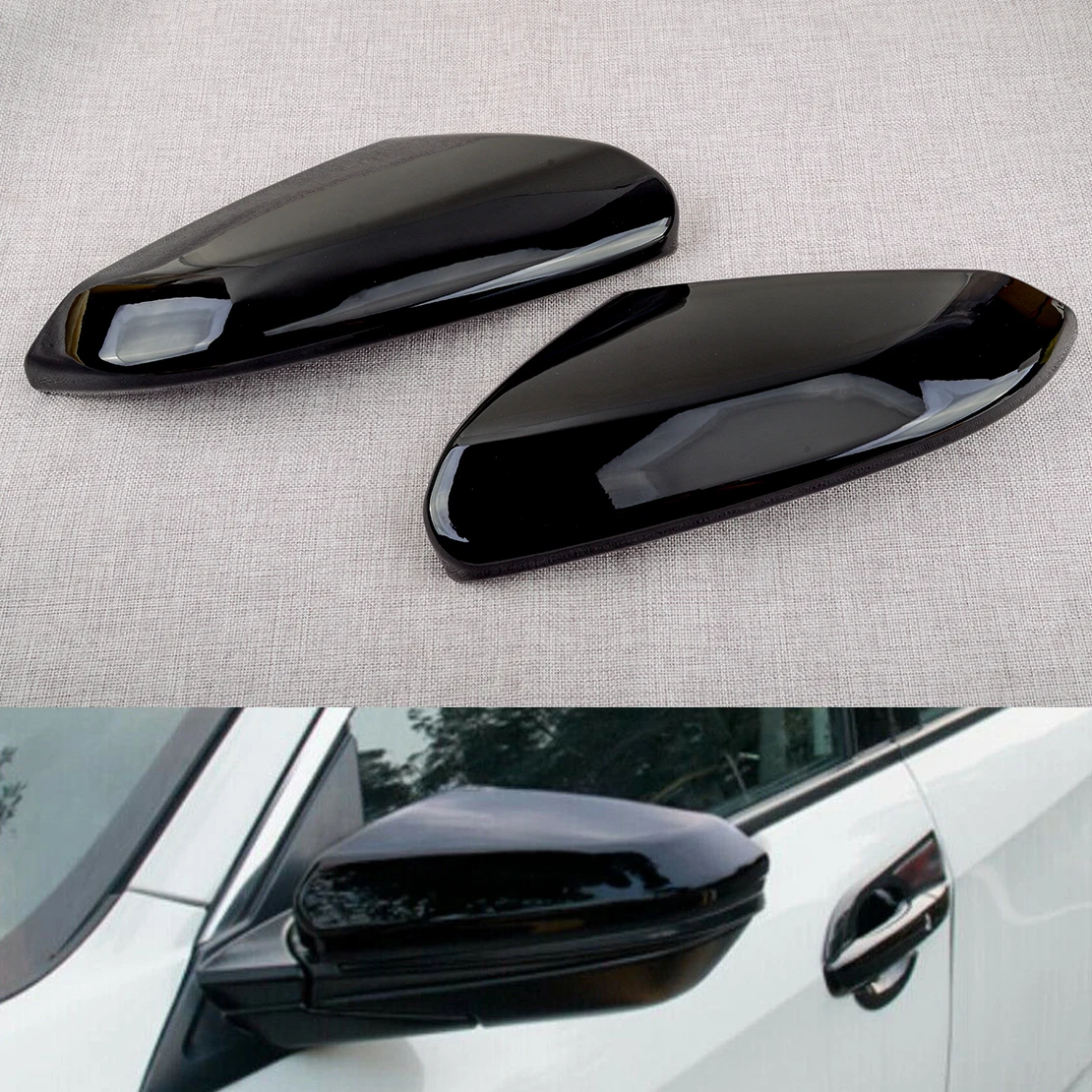 

1 пара, задние крышки для Honda Civic 10, 2020, 2019, 2018, 2017