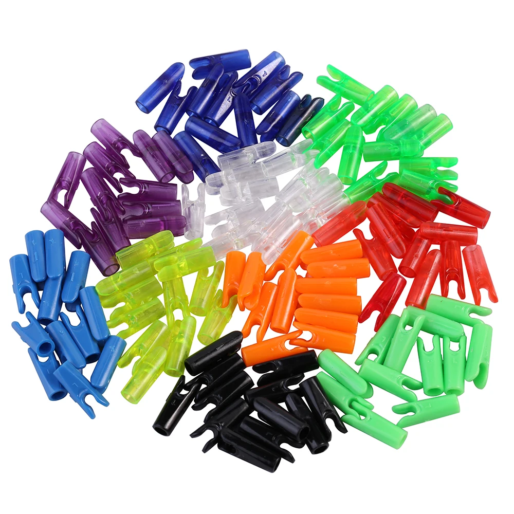 Алюминиевые штифты для стрельбы из лука шпилька в виде стрелки с пластиковыми