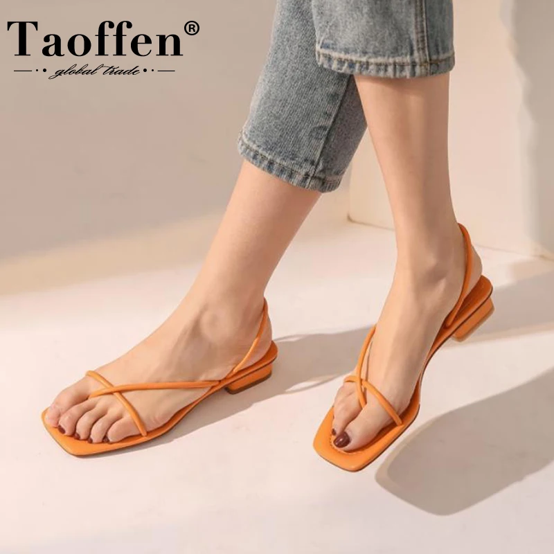 

Шлепанцы женские TAOFFEN, летние, размеров 34-39