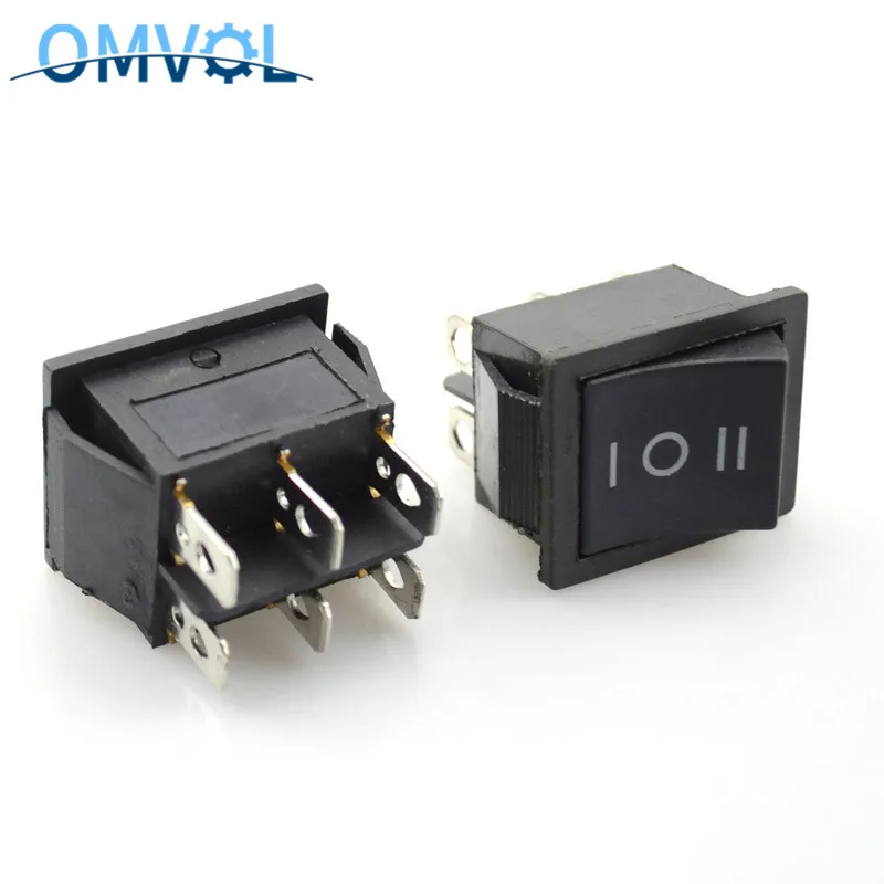1 шт. 6 Pin DPDT ВКЛ-ВЫКЛ-ВКЛ 3 положения мгновенный лодка кулисный переключатель водонепроницаемый чехол
