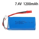 Аккумулятор Lipo 7,4 в 1200 мАч 30C для YiZhan Tarantula X6 MJX X101 X102h X1Brushless H16 WLtoys V666 V262 V353 V333 V323 7,4 V batte
