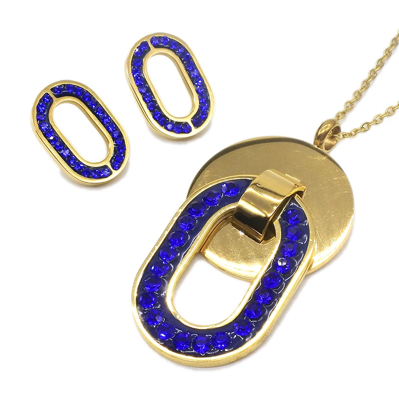 AMUMIU Женские Ювелирные наборы кристалл красный роскошный свадебный нигерийский