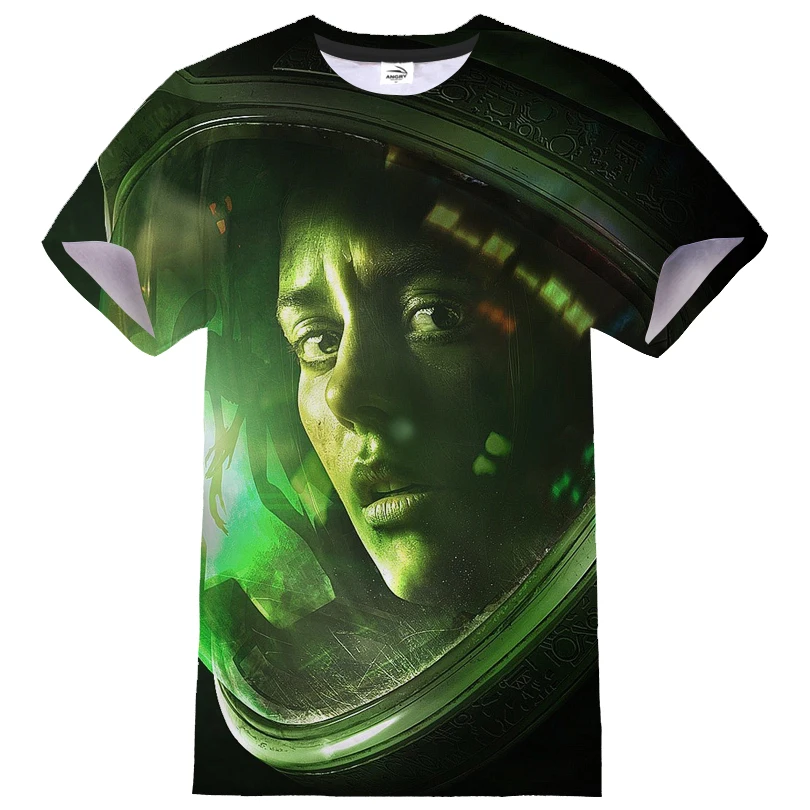 

Popular Movie T-Shirt Alien 3D Print Streetwear Men's O-Neck Short Sleeve Tshirt Casual Fashion Tee Shirt Hip Hop Tops Clothing
