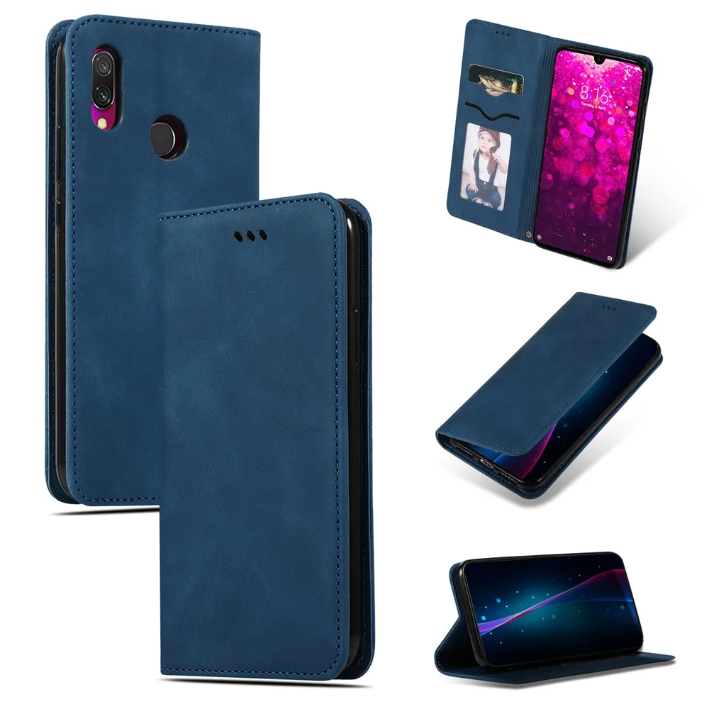 Магнитный флип-чехол для Xiao mi Red mi Note 8, 7, 6, 8 T, mi 9 Se, Xao mi 9t Pro, роскошный кожаный чехол-бумажник для карт, Xio mi Red mi K20 Pro, 7, 7a