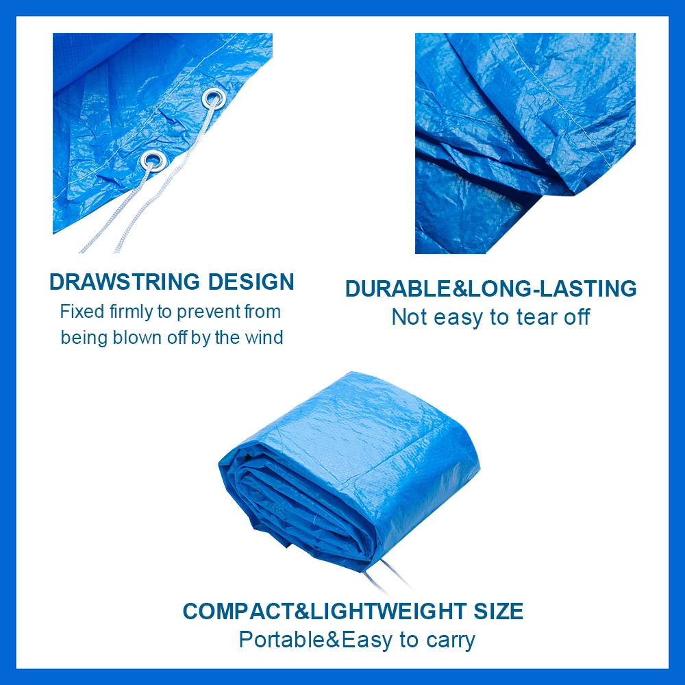 Солнечный брезент для бассейна толстая пленка защитное покрытие