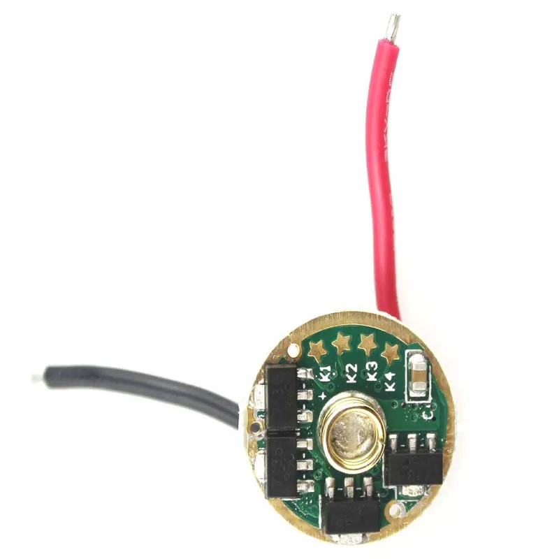 17 мм 7135x8 MCU затемнения 2800mA 1-Mode светодиодный печатная плата/Светодиодный драйвер для CREE MCE P7/CREE XML T6 светодиодный фонарик(5 шт./лот