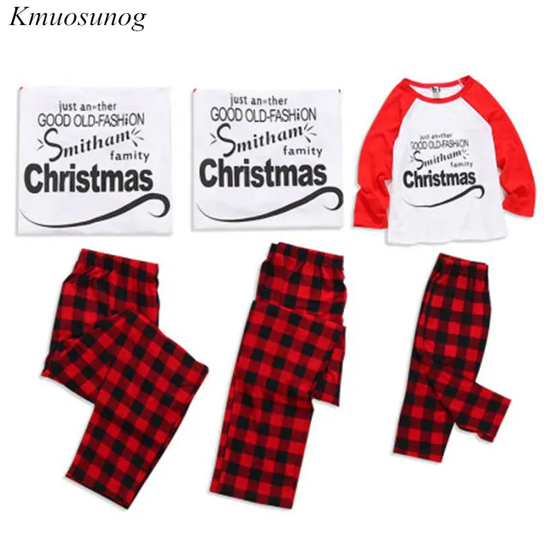 C0520 Color 3 Семейные рождественские пижамы; сезон осень-зима; комплект одежды с принтом рождественской елки и шляпы; семейная одежда для сна; одежда для мамы и меня; C0520 - Цвет: C0520 Color 3